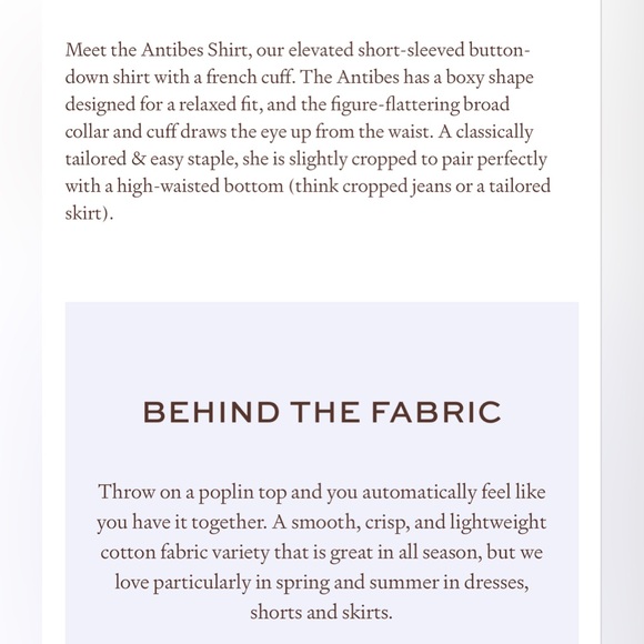 NWT Julia Amory Antibes White Women's Button Down Size Small - Picture 10 of 10